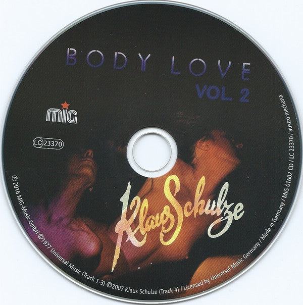 Klaus Schulze : Body Love Vol. 2 (CD, Album, RE)