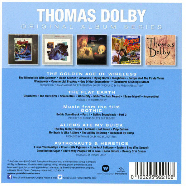 Thomas Dolby : Original Album Series (CD, Album, RE + CD, Album, RE + CD, Album, RE + CD)