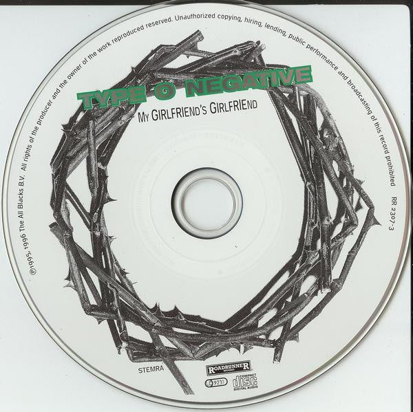 Type O Negative : My Girlfriend's Girlfriend (CD, Single)