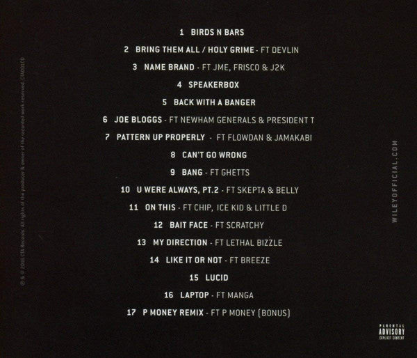 Wiley (2) : Godfather (CD, Album)