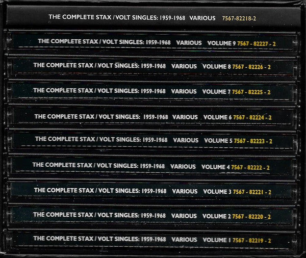 Various : The Complete Stax-Volt Singles 1959-1968 (9xCD, Comp, Mono, RM + Box, RE)