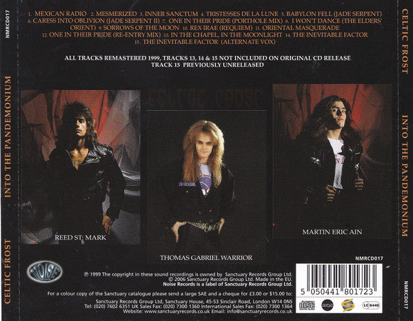 Celtic Frost : Into The Pandemonium (CD, Album, RE, RM)