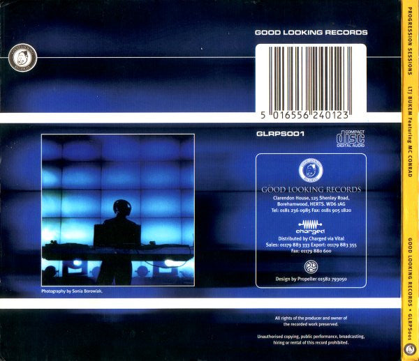 LTJ Bukem Featuring MC Conrad : Progression Sessions (CD, Mixed, Dig)