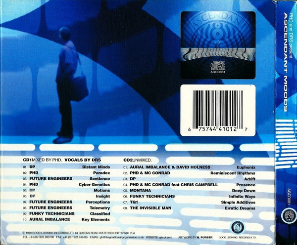 PHD And DRS : Ascendant Moods (CD, Mixed + CD, Album, Comp)