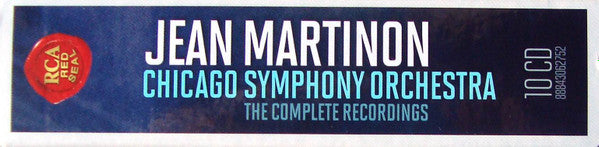Jean Martinon, Chicago Symphony Orchestra : The Complete Recordings (9xCD, Album, RE, RM + CD, Comp, RM + Box, Comp)