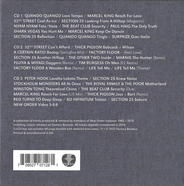 New Order : Be Music (3xCD, Comp + Box, RM)