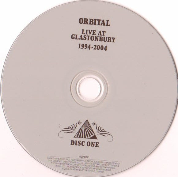 Orbital : Live At Glastonbury 1994 - 2004 (2xCD, Album + DVD-V, NTSC, PCM)