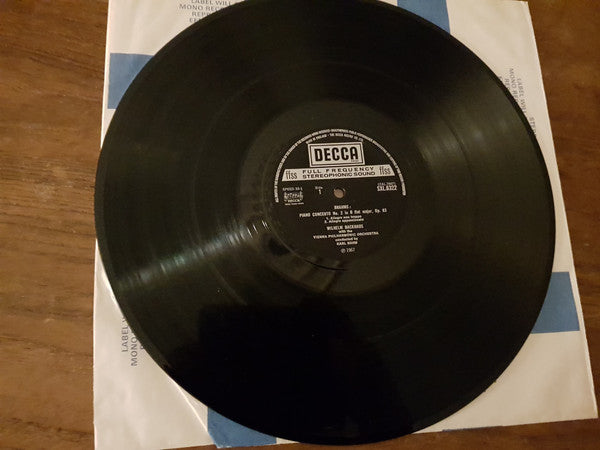 Brahms*, Vienna Philharmonic*, Böhm*, Backhaus* : Piano Concerto No.2 (LP, RE, RP, ED4)