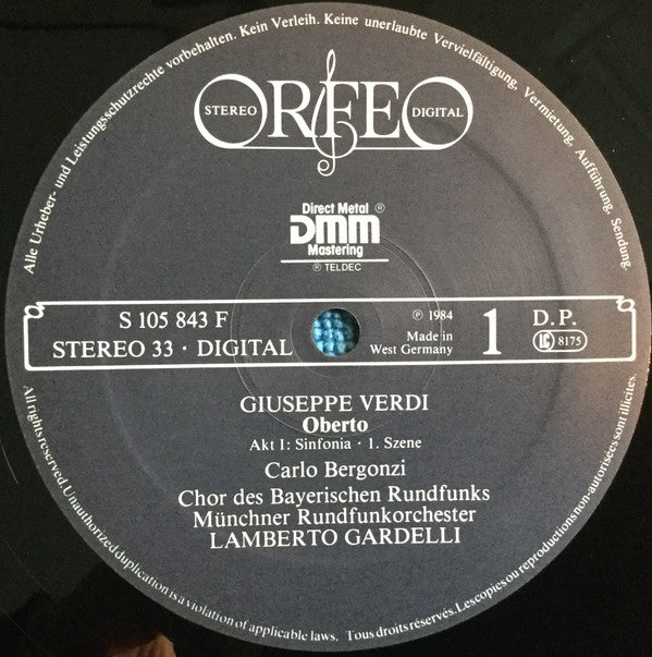 Verdi*  -  Ghena Dimitrova, Carlo Bergonzi, Rolando Panerai, Ruža Baldani, Alison Browner, Lamberto Gardelli : Oberto (3xLP, Album + Box)
