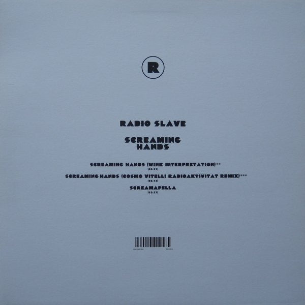 Radio Slave : Screaming Hands (12&quot;)