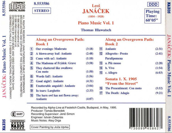 Thomas Hlawatsch, Leoš Janáček : Piano Music Vol. 1 (CD, Album)