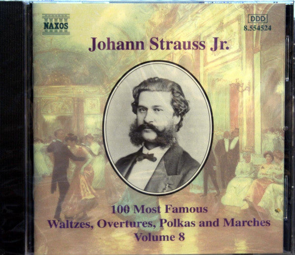 Johann Strauss Jr. : 100 Most Famous Waltzes, Overtures, Polkas And Marches Volume 8 (CD, Comp)