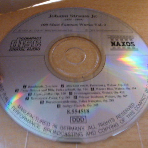 Johann Strauss Jr. : 100 Most Famous Waltzes, Overtures, Polkas And Marches Volume 2 (CD, Comp)