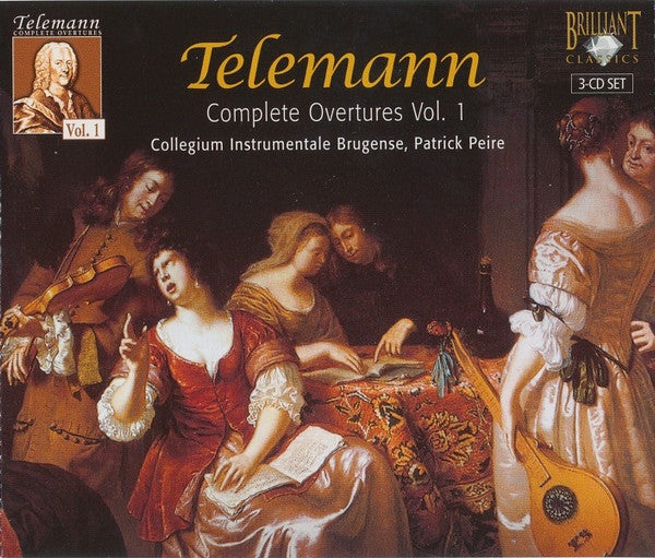 Telemann* - Collegium Instrumentale Brugense, Patrick Peire : Complete Overtures Vol. 1 (3xCD)