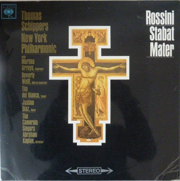 Rossini*, Thomas Schippers, The New York Philharmonic Orchestra : Stabat Mater (LP, Album, RE)