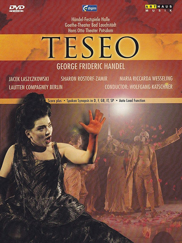 Georg Friedrich Händel, Jacek Laszczkowski, Sharon Rostorf-Zamir, Maria Riccarda Wesseling, Lautten Compagney , Conductor: Wolfgang Katschner : Teseo (DVD-V, NTSC)