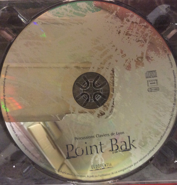 Johann Sebastian Bach, Claude Debussy, Gérard Lecointe : Point Bak - Percussions Claviers De Lyon (CD)