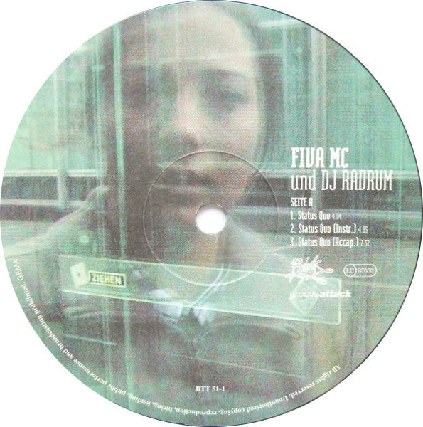 Fiva MC &amp; DJ Radrum : Status Quo (12&quot;, Single)