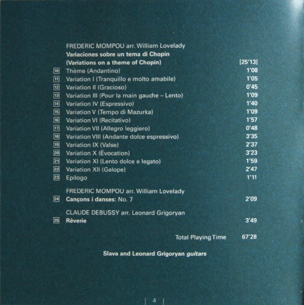 Slava And Leonard Grigoryan* : Impressions (CD, Album)