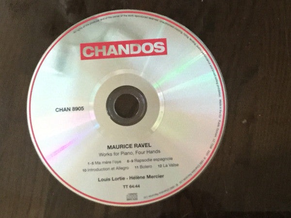 Louis Lortie, Hélène Mercier, Maurice Ravel : Music For Four Hands (CD, Album)