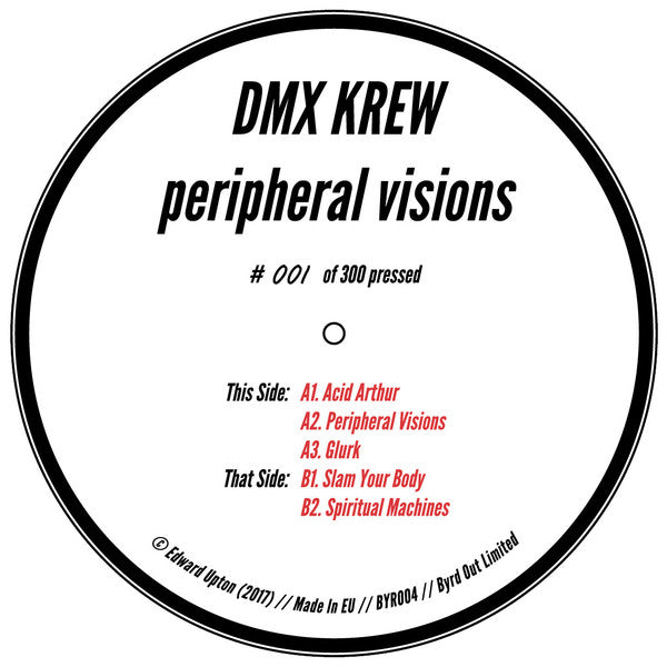 DMX Krew : Peripheral Visions (12&quot;, EP, Num)