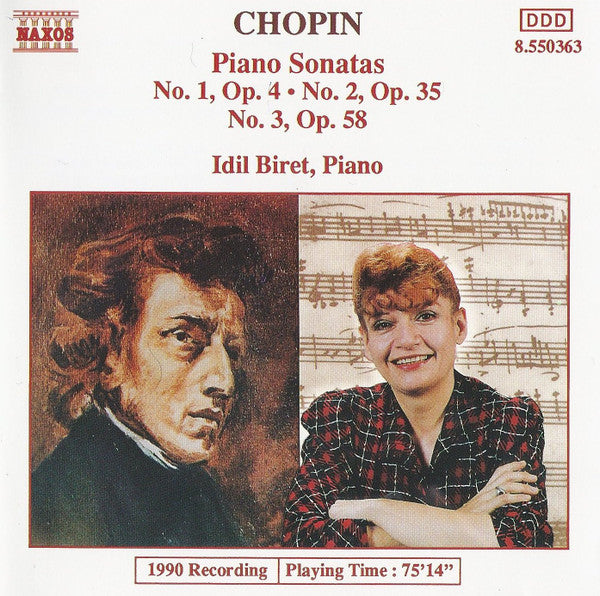 Chopin*, Idil Biret : Piano Sonatas No.1, Op. 4 • No. 2, Op. 35 • No. 3, Op. 58 (CD, Album)