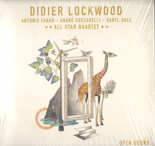 Didier Lockwood, Antonio Faraò, André Ceccarelli, Darryl Hall / All Star Quartet : Open Doors (2xLP, Album)