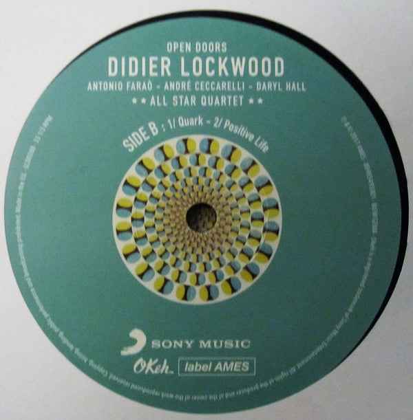 Didier Lockwood, Antonio Faraò, André Ceccarelli, Darryl Hall / All Star Quartet : Open Doors (2xLP, Album)