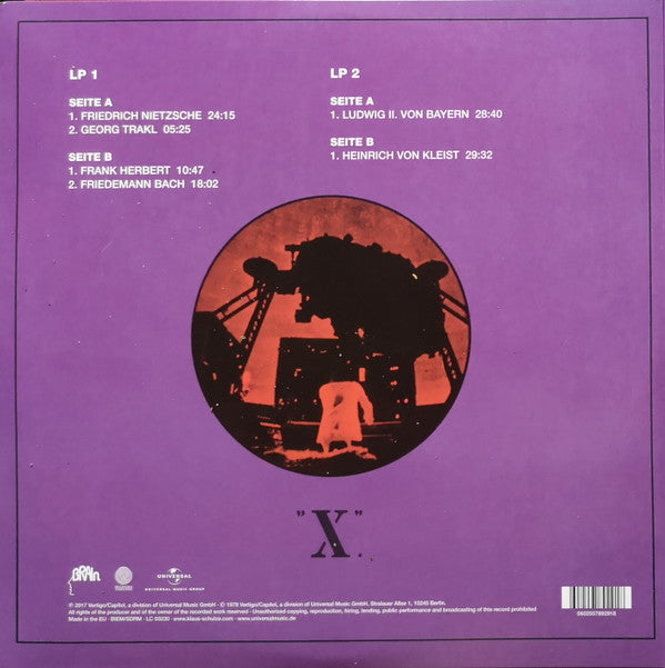 Klaus Schulze : &quot;X&quot; (2xLP, Album, RE, RM, 180)