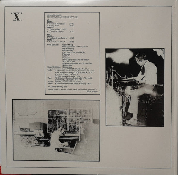 Klaus Schulze : &quot;X&quot; (2xLP, Album, RE, RM, 180)