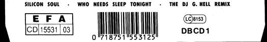Silicon Soul : Who Needs Sleep Tonight (CD, Single)