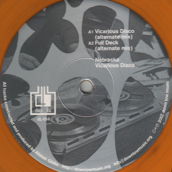 Nebraska : Vicarious Disco (12&quot;, Ora)