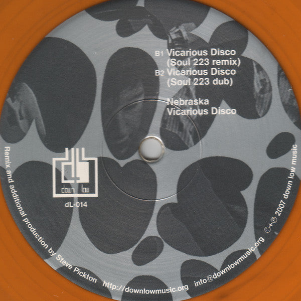 Nebraska : Vicarious Disco (12&quot;, Ora)