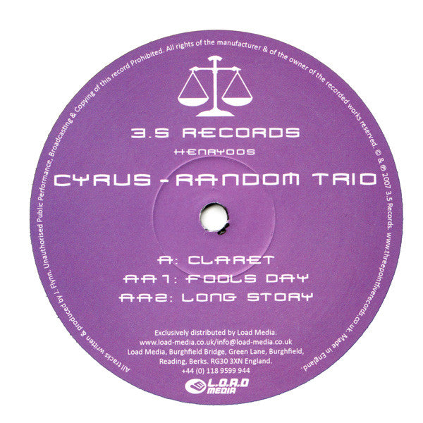 Cyrus (9) : Claret (12&quot;)