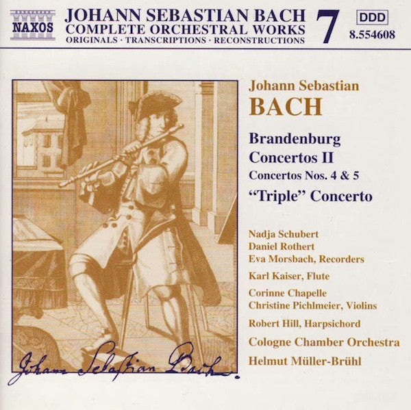 Johann Sebastian Bach - Kölner Kammerorchester, Helmut Müller-Brühl : Brandenburg Concertos II (CD)