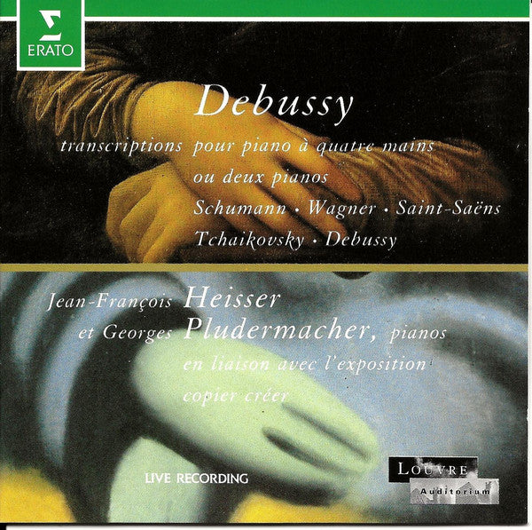 Debussy* / Jean-François Heisser / Georges Pludermacher : Transcriptions Pour Piano A Quatre Mains Ou Deux Pianos (CD, Album)