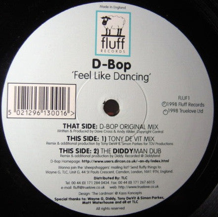 D-Bop : Feel Like Dancing (12&quot;, Single)