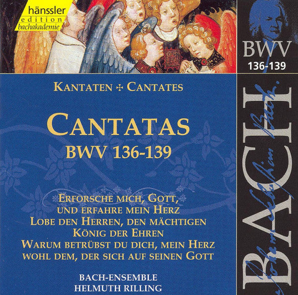 Johann Sebastian Bach / Bach-Ensemble, Helmuth Rilling : Cantatas BWV 136-139 Vol.43 (CD, Album, RM)
