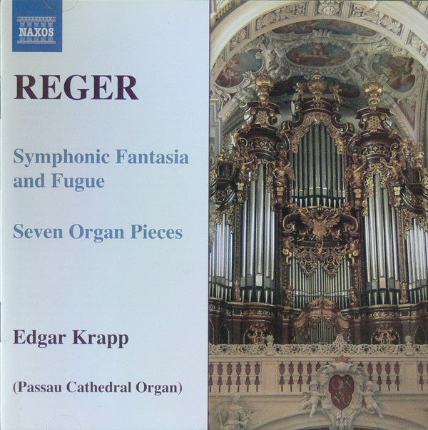Reger* / Edgar Krapp : Organ Works, Volume 7 / Symphonic Fantasia And Fugue, Seven Organ Pieces (CD)
