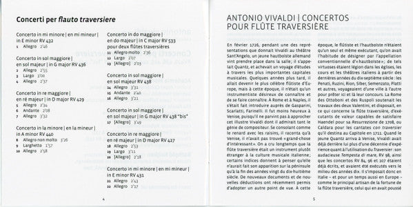 Vivaldi*, Barthold Kuijken, Academia Montis Regalis : Concerti Per Flauto Traversiere (CD, Album)