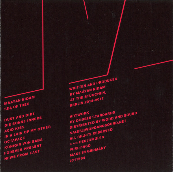 Maayan Nidam : Sea Of Thee (CD, Album)