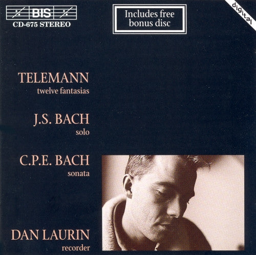 Georg Philipp Telemann, Johann Sebastian Bach, Carl Philipp Emanuel Bach, Dan Laurin : Twelwe Fantasias - Solo - Sonata (2xCD, Album)