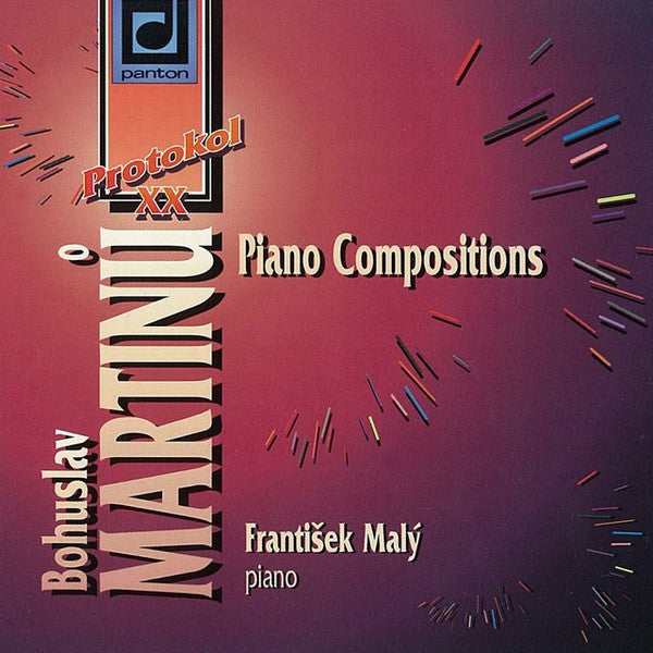 Bohuslav Martinů, František Malý : Piano Compositions (CD, Album)