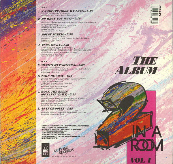 2 In A Room : The Album Vol. 1 (LP, Album)