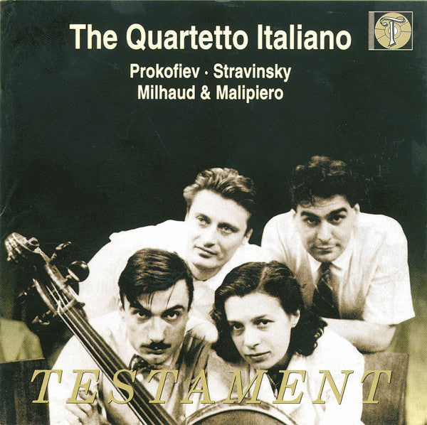 Quartetto Italiano, Prokofiev*, Stravinsky*, Milhaud*, Malipiero* : The Quartetto Italiano (CD, Comp, Mono)