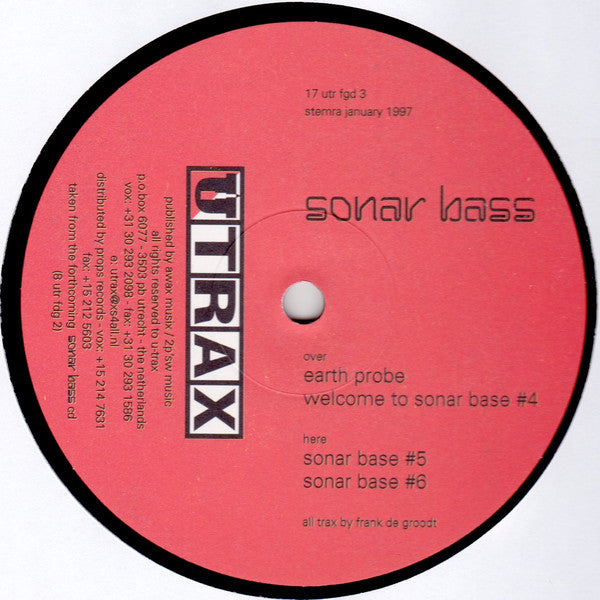 Sonar Base : Sonar Bases 4 - 10 (2xLP, Album)