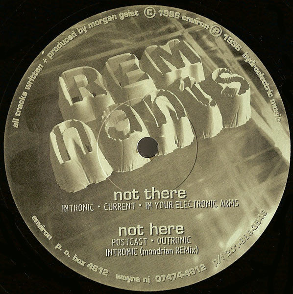 Morgan Geist : Remnants (12&quot;)