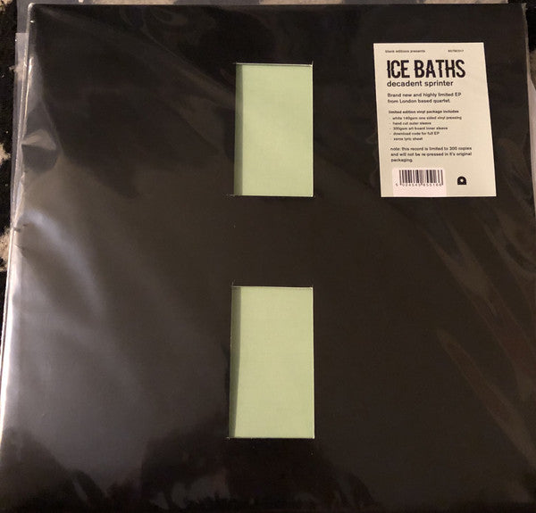Ice Baths : Decadent Sprinter (12&quot;, S/Sided, EP, Ltd, Whi)