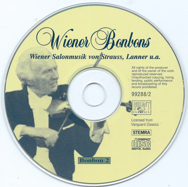 Willi Boskovsky Ensemble*, Willi Boskovsky : Wiener Bonbons (2xCD, Comp)