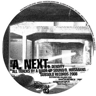 A Made Up Sound : Next / Density (12&quot;)